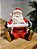 PAPAI NOEL EM RESINA COM SUPORTE DE PAPEL HIGIÊNICO - Imagem 1