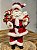 PAPAI NOEL COM PRESENTES E URSO - COLECIONÁVEL - 28CM - Imagem 1