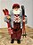 PAPAI NOEL ESQUIADOR - COLECIONÁVEL - 28CM - Imagem 1