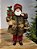 PAPAI NOEL COM CASACO DE PELE 40CM - Imagem 1