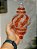 PENDENTE ORNAMENTO EM VIDRO VERMELHO PEPPERMINT - Imagem 1