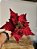 FLOR POINSÉTIA VERMELHO COM PINHA  50CM - Imagem 1