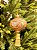PENDENTE BOLA EM RESINA DOURADO E VERDE - Imagem 1
