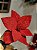 FLOR POINSÉTIA VERMELHO 30CM - Imagem 1