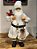 PAPAI NOEL EM PÉ BRANCO COM CARDEAL 60CM - Imagem 1