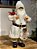 PAPAI NOEL EM PÉ BRANCO COM CARDEAL 60CM - Imagem 3