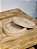 BANDEJA DE RATTAN REDONDA BRANCO 27CM - Imagem 1