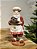PAPAI NOEL COM BOLO GINGER EM RESINA 31CM - Imagem 4