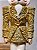 SOLDADO QUEBRA NOZES DOURADO SUPER LUXO 33CM - Imagem 3