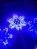 TRIO ASTE COM FLOCO DE NEVE COM EFEITO 426 LEDS BRANCO FRIO COM AZUL BIVOLT USO INTERNO E EXTERNO - Imagem 4