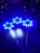 TRIO ASTE COM FLOCO DE NEVE COM EFEITO 426 LEDS BRANCO FRIO COM AZUL BIVOLT USO INTERNO E EXTERNO - Imagem 8