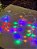 PISCA CASCATA INTERMITENTE 240 LEDS COLORIDO 3,60 METROS COM EMENDA USO INTERNO 127V - Imagem 1