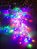 PISCA CASCATA INTERMITENTE 240 LEDS COLORIDO 3,60 METROS COM EMENDA USO INTERNO 127V - Imagem 2