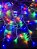 PISCA CASCATA INTERMITENTE 240 LEDS COLORIDO 3,60 METROS COM EMENDA USO INTERNO 127V - Imagem 5