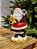 PAPAI NOEL EM RESINA COM GINGERBREAD 17CM - Imagem 2
