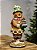 BONECO DE NEVE EM RESINA COOKIE GINGERBREAD COM LED 33CM - Imagem 2
