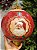 BOLA ORNAMENTO DECORADO ESTAMPADO NOEL 36CM - Imagem 1