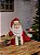 PAPAI NOEL EM RESINA COM SUPORTE SUPER LUXO 43,5CM - Imagem 1