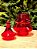 POTE DE VIDRO VERMELHO 28CM - Imagem 3