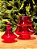 POTE DE VIDRO VERMELHO 28CM - Imagem 2