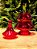 POTE DE VIDRO VERMELHO 33CM - Imagem 3