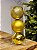 BOLA TRADICIONAL DOURADO 10CM KIT COM 3 UNIDS - Imagem 2