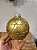 BOLA DECORADA AZUL COM DOURADO 10CM COM 3 UNIDS - Imagem 5