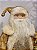 PAPAI NOEL EM PÉ DOURADO COM CHAMPANHE COM PRESENTES E CAJADO 45CM - Imagem 3