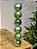 BOLA TRADICIONAL VERDE MENTA 8CM KIT COM 6 UNIDADES - Imagem 1