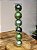 BOLA TRADICIONAL VERDE MENTA 8CM KIT COM 6 UNIDADES - Imagem 3