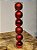 BOLA TRADICIONAL VERMELHO 8CM KIT COM 6 UNIDS - PRÉ VENDA 2025 - Imagem 1