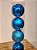 BOLA TRADICIONAL AZUL TURQUESA 8CM KIT COM 6 UNIDS - PRÉ VENDA 2025 - Imagem 2