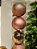 BOLA TRADICIONAL ROSE GOLD 8CM KIT COM 6 UNIDS - Imagem 2