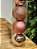 BOLA TRADICIONAL ROSE GOLD 8CM KIT COM 6 UNIDS - Imagem 3