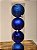 BOLA TRADICIONAL AZUL ROYAL 8CM KIT COM 6 UNIDS - Imagem 2
