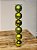 BOLA TRADICIONAL VERDE CITRICO 8CM KIT COM 6 UNIDS - Imagem 1
