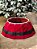 SAIA RIGIDA PARA ÁRVORE DE NATAL CINTO NOEL VERMELHO E BRANCO 68CM - Imagem 1