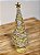 ÁRVORE DECORATIVA EM RESINA DOURADO E PRATA LUXURY 34,5CM - Imagem 5