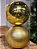 BOLA TRADICIONAL DOURADO 12CM KIT COM 2 UNIDS - Imagem 2