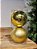 BOLA TRADICIONAL DOURADO 12CM KIT COM 2 UNIDS - Imagem 1
