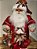 PAPAI NOEL DELUXY VERMELHO COM CÍLIOS 50CM - Imagem 2