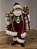PAPAI NOEL VERMELHO E VERDE E DOURADO COLECIONÁVEL 39CM - Imagem 3
