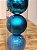 BOLA TRADICIONAL AZUL SAFIRA 10CM KIT COM 3 UNIDS - PRÉ VENDA 2025 - Imagem 2