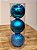 BOLA TRADICIONAL AZUL SAFIRA 10CM KIT COM 3 UNIDS - PRÉ VENDA 2025 - Imagem 1