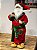 PAPAI NOEL EM PÉ COM ROUPÃO VERMELHO E VERDE 47CM - Imagem 4