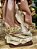 ANJO LINHA SACRA COM ARPA ROSE 52CM - Imagem 4