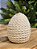 OVO DECORATIVO COM CORDA BEGE 10CM - Imagem 4