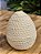 OVO DECORATIVO COM CORDA BEGE 13CM - Imagem 3