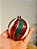 BOLA GOMO VERMELHA, VERDE E BRANCO 8CM C/3 UNIDS - Imagem 2