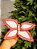 BORBOLETA AVELUDADO VERMELHO E BRANCO 25CM - Imagem 3